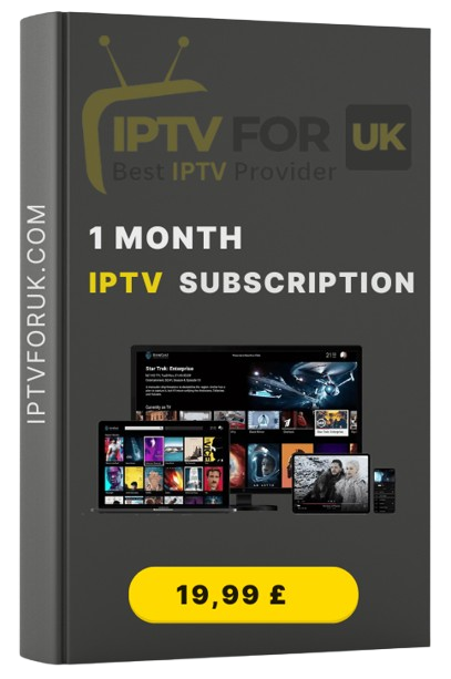 1 Month IPTV Subscription iptv for uk