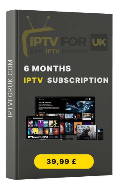 6 Months IPTV Subscription iptv for uk